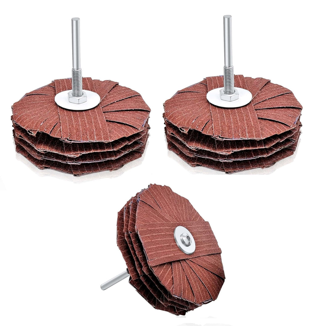 Kit de trapeador de lijado de 4" para taladradora y lijadora de láminas de moldeado