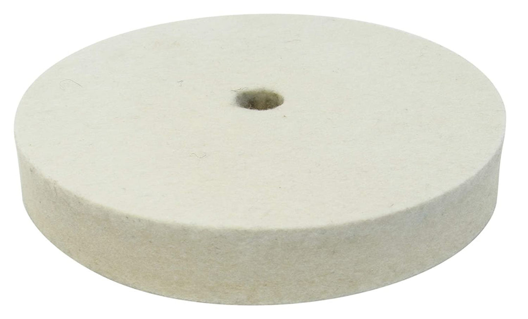 6 Inch Felt Buffing Wheel for 1/2-inch Arbor Bench Buffer, Extra Thick