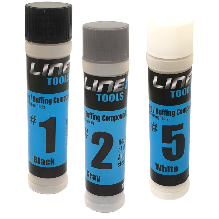 3pk Hard Metal Polishing Buffing Compound Kit 4oz Bar Stainless Steel, Chrome,Iron,Aluminum Mag Automotive Golf Club Restoration Knife Blades Gun Rock Solid Stick Tarnish Scratch Removal