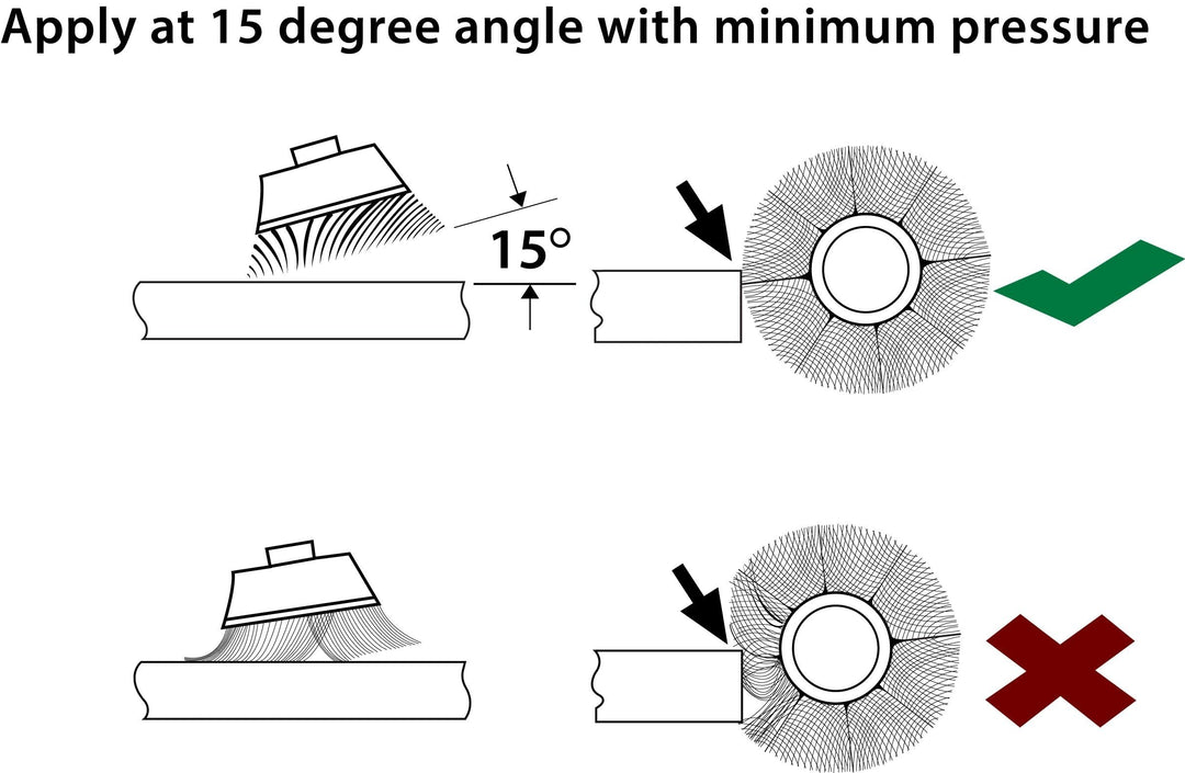 4 Pack 3" Circular Wire Brush Wheel for Drill, Brass-Coated