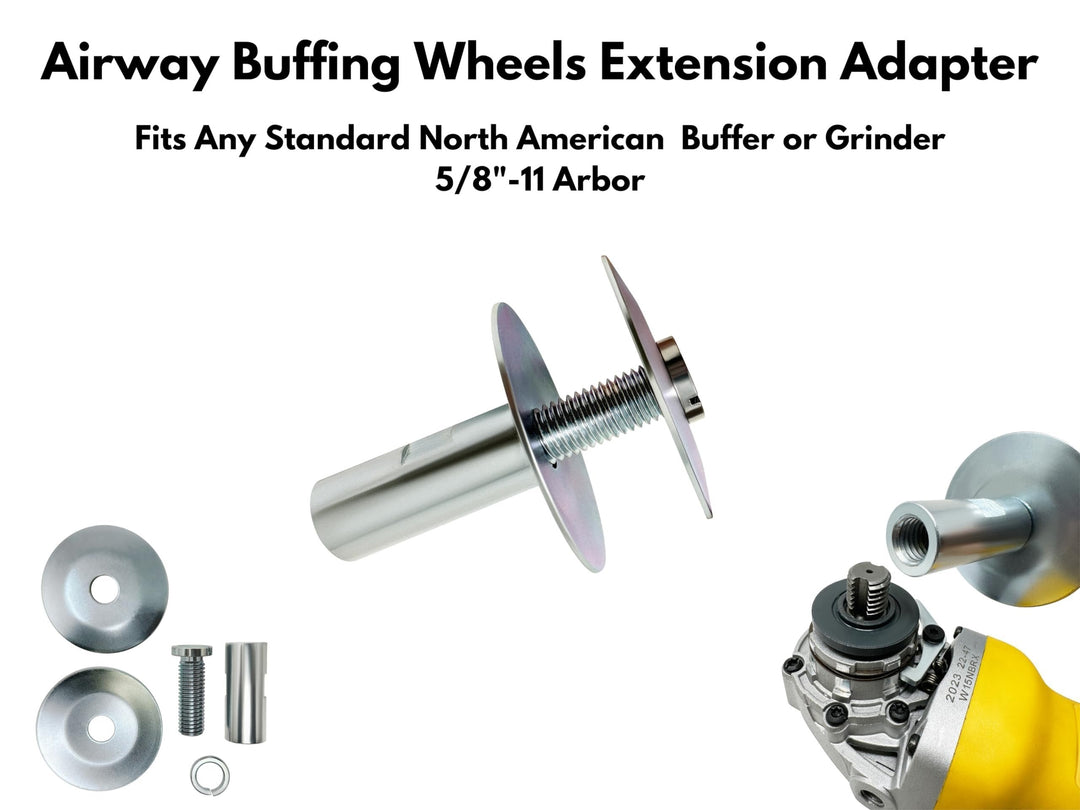 Airway Buffing Wheel Buffer Extension Adapter, 5/8"-11 Thread