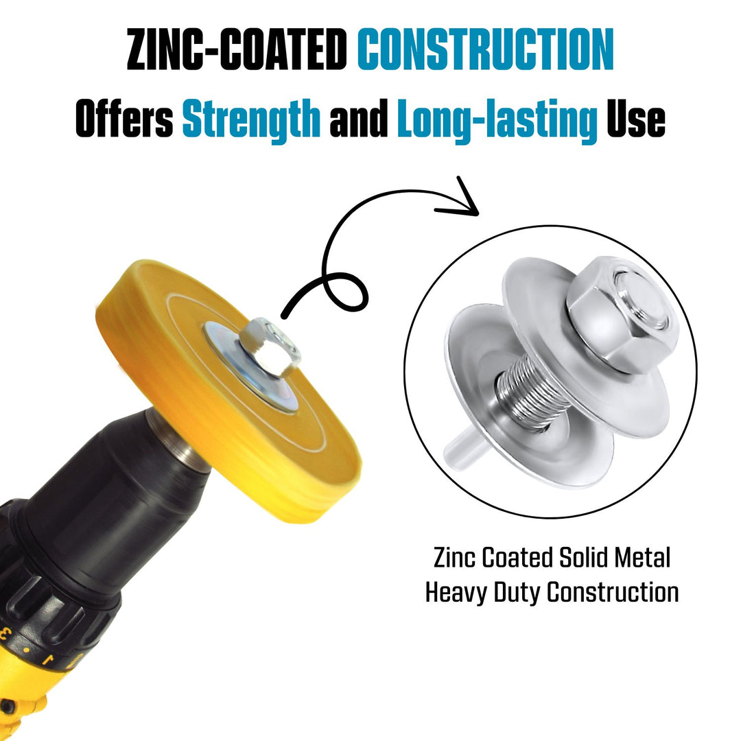 Adaptateur d'arbre de perçage pour meules de polissage et de meulage, Arber 1/2 pouces
