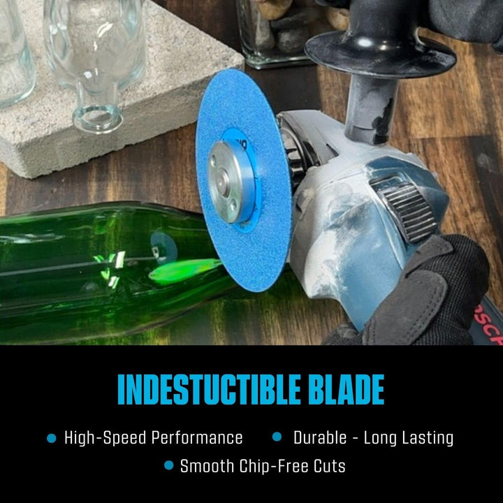 4-1/2" Brazed Diamond Saw Blade, Cut, Grind and Chamfer, Multi material