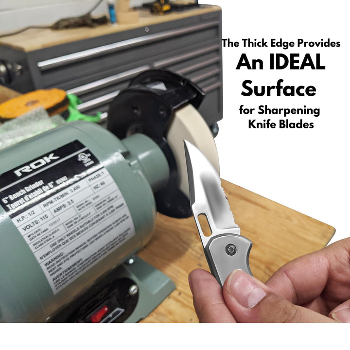 6" Felt Buffing Wheel, Hard, with Drill Adapter, Pack of 2