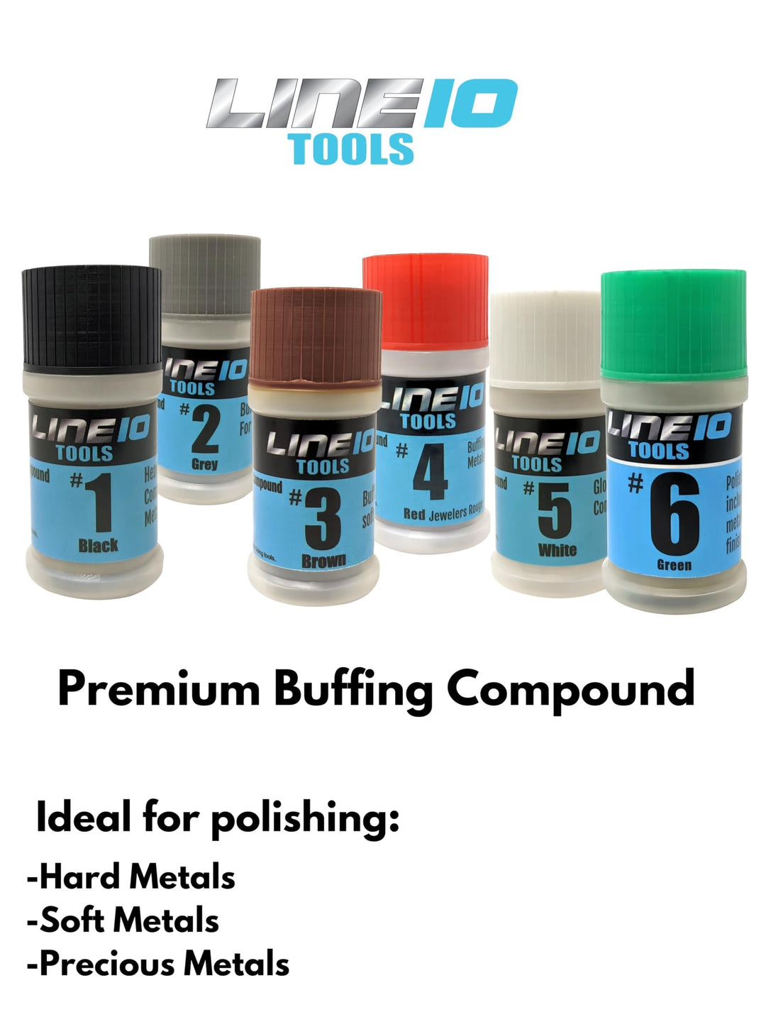 4" Metal Polishing Kit for Drill w Mounted Buffers - Comprehensive