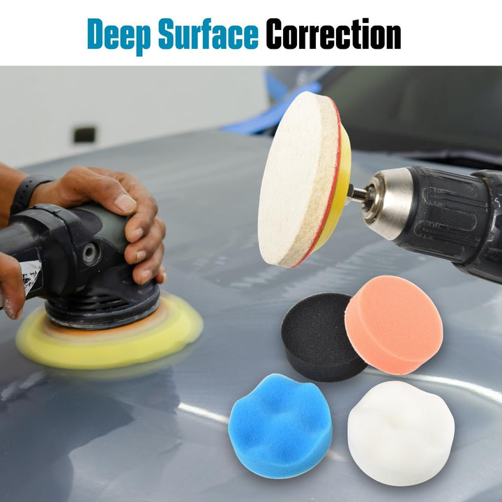 3" Wet Sanding Polishing Kit for Drill, Headlight Restoration