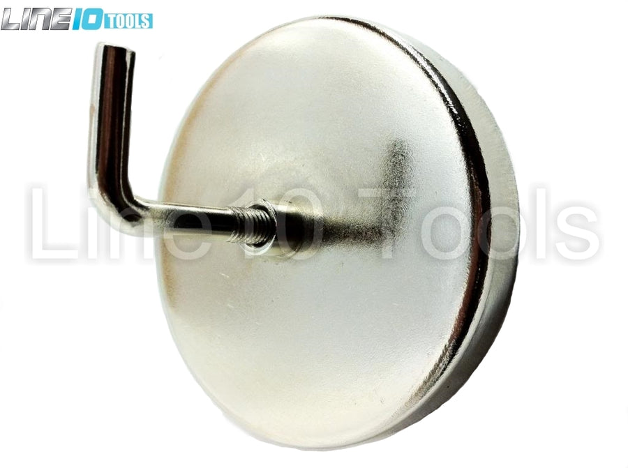 3 inch Industrial Magnet Hook Holds 40Lb [18kg] - LINE10 Tools