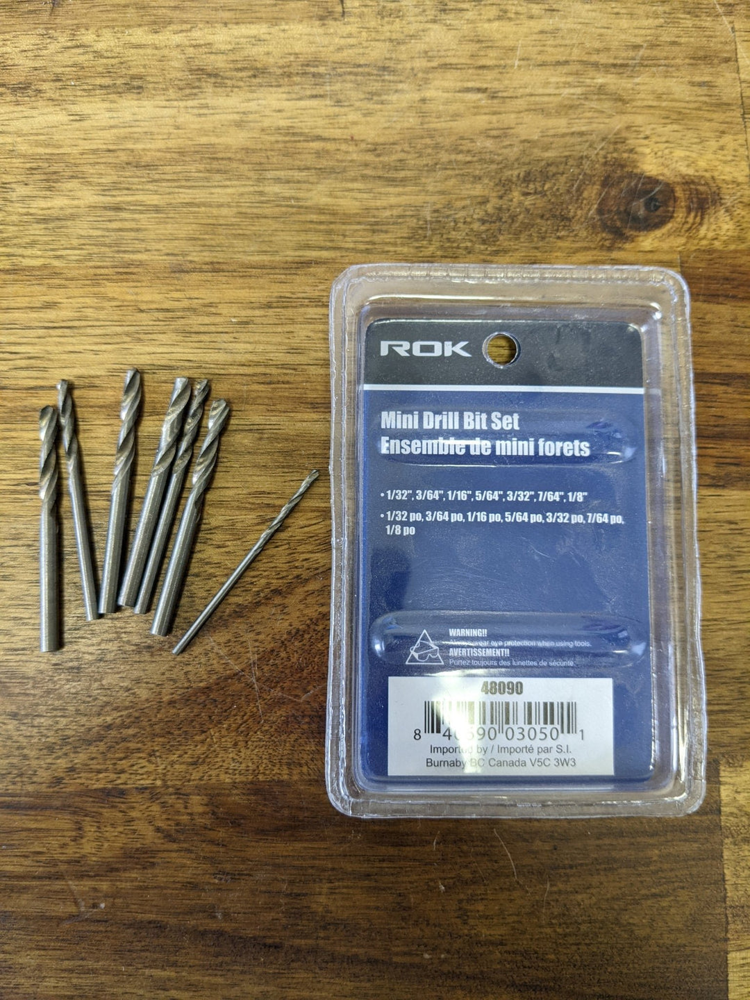 ROK MINI DRILL BIT SET 7PC