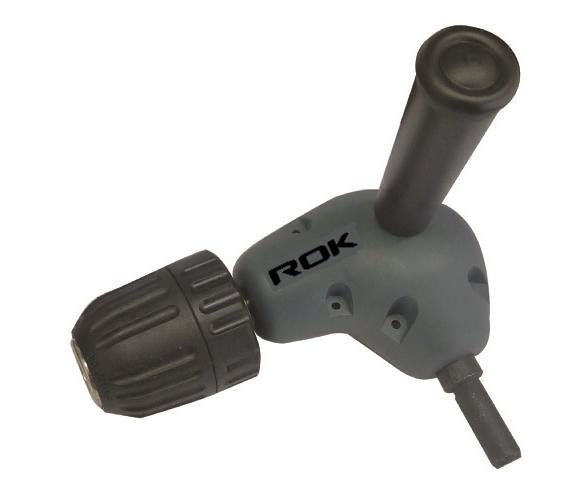 Heavy Duty Right Angle Drill attachment with Keyless Chuck