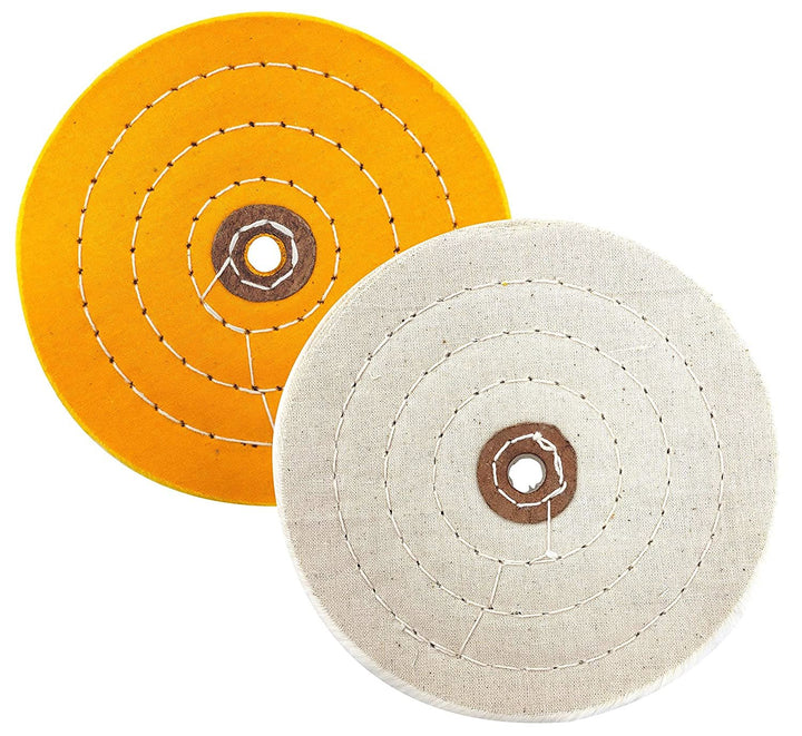 2 Pack 6" Buffing Wheel for Bench Grinder, Extra Thick