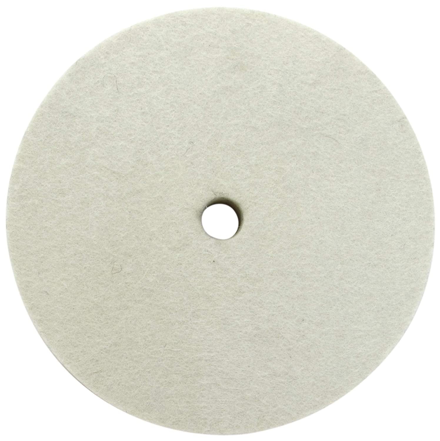 LINE10 Tools 6 Inch Felt Buffing Wheel for 1/2-inch Arbor Bench Buffer, Extra Thick
